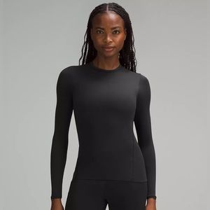 Lululemon Wundermost Ultra-Soft Nulu Crewneck Long-Sleeve Shirt